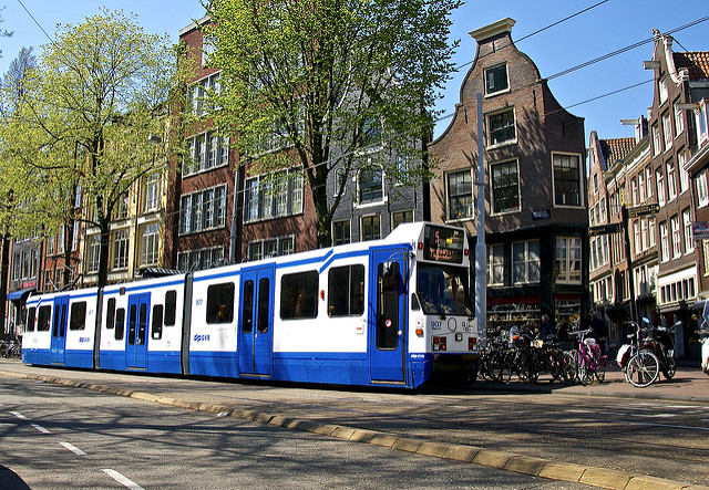 Transporte publico em Amsterdam