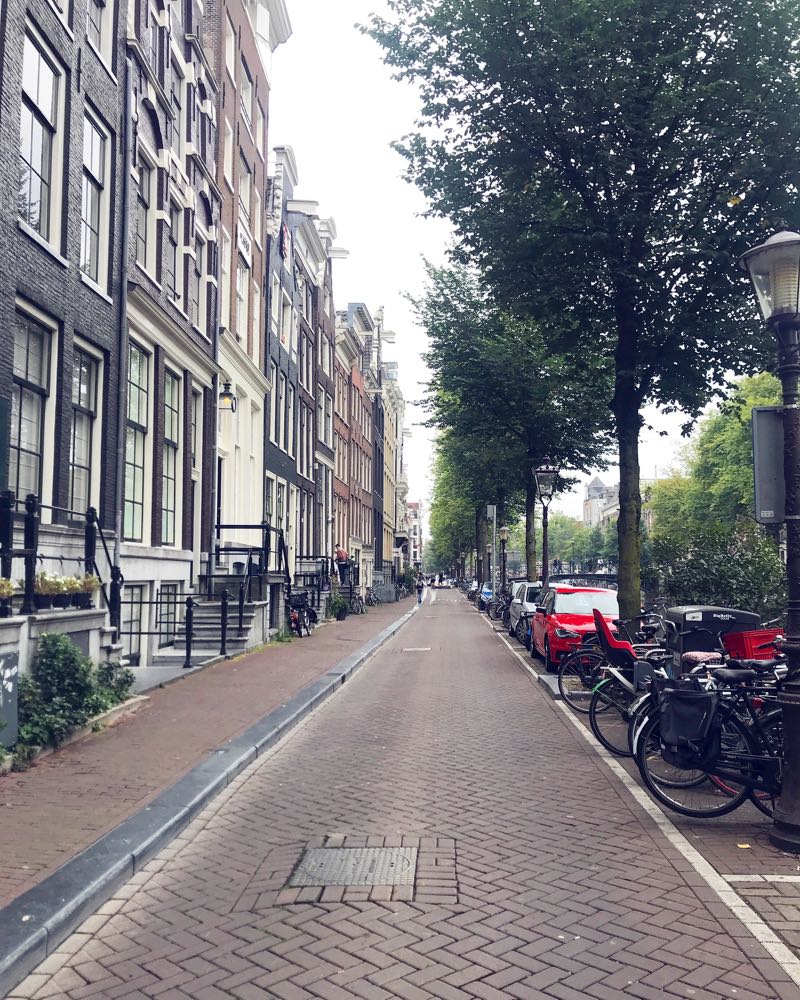 Típicas casas em Amsterdam